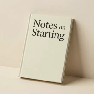 Notes on Starting